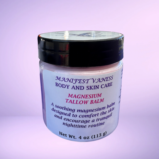 Tallow Magnesium Balm – For Ages 2 and Up