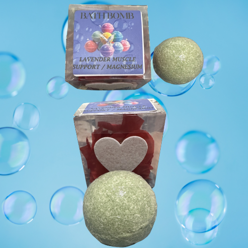 Lavender Magnesium Bath Bomb - 4oz